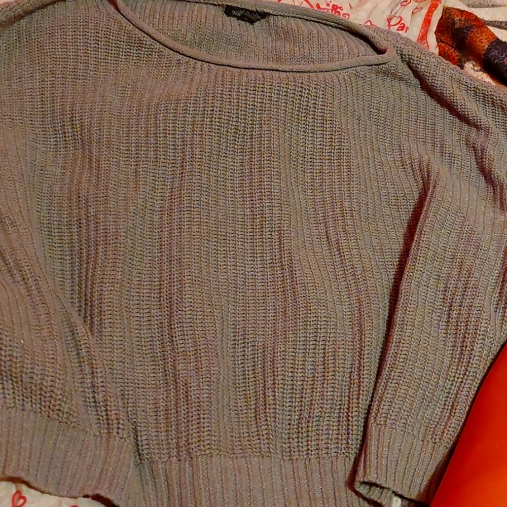 Gray sweater